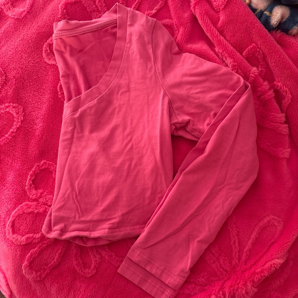 Vibrant Pink Long Sleeve Top